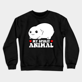 My Spirit Animal Is A Moopsy Funny Moopsy Lovers Crewneck Sweatshirt